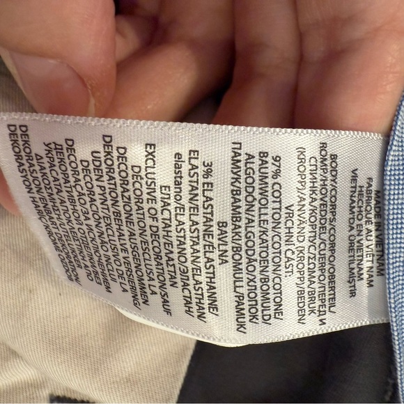 Polo Ralph Lauren Mens Straight Fit The Polo Chino Pants Gray 34x34 Preppy FLAW - Picture 6 of 11